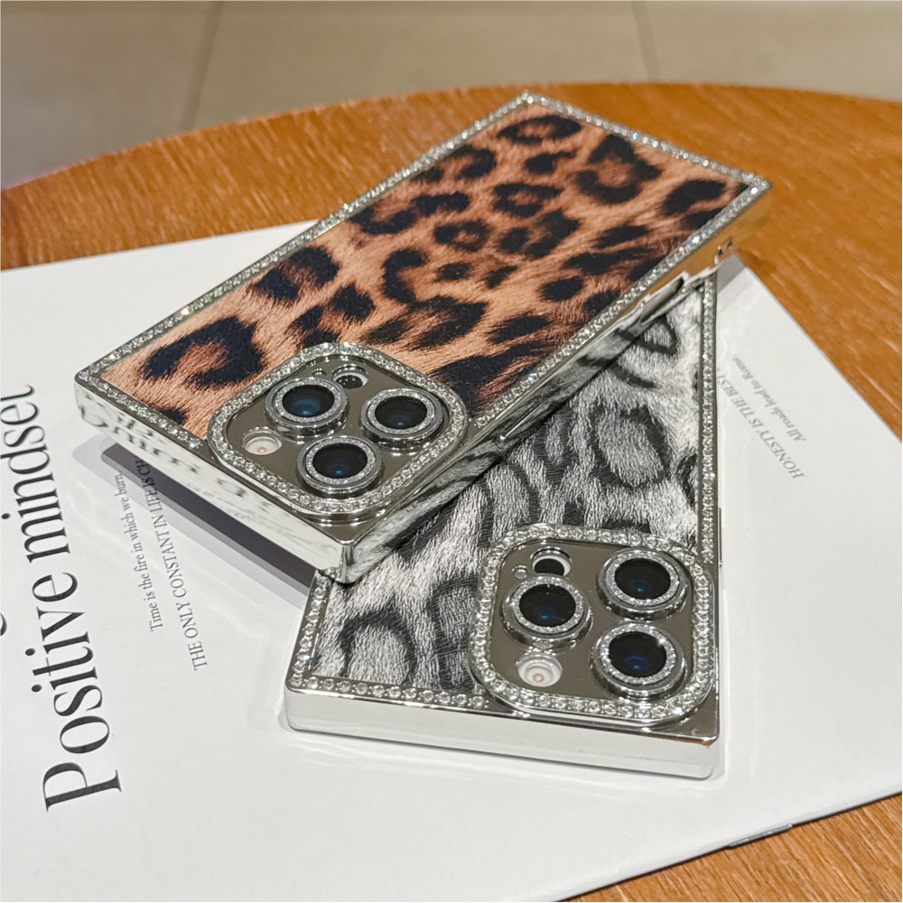 Luxury Diamond Leopard Print P - Luxury Plating Case ulasan dan harga