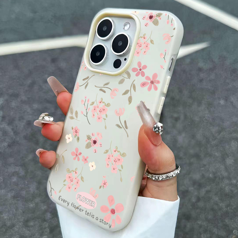 Cute Sweet Pink Floral Candy C - Phone Cases Pink ulasan dan harga