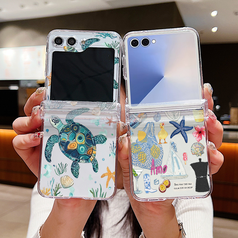 Shark Turtle Ocean Printed Pho - Phone Cases Z Fold 6 ulasan dan harga