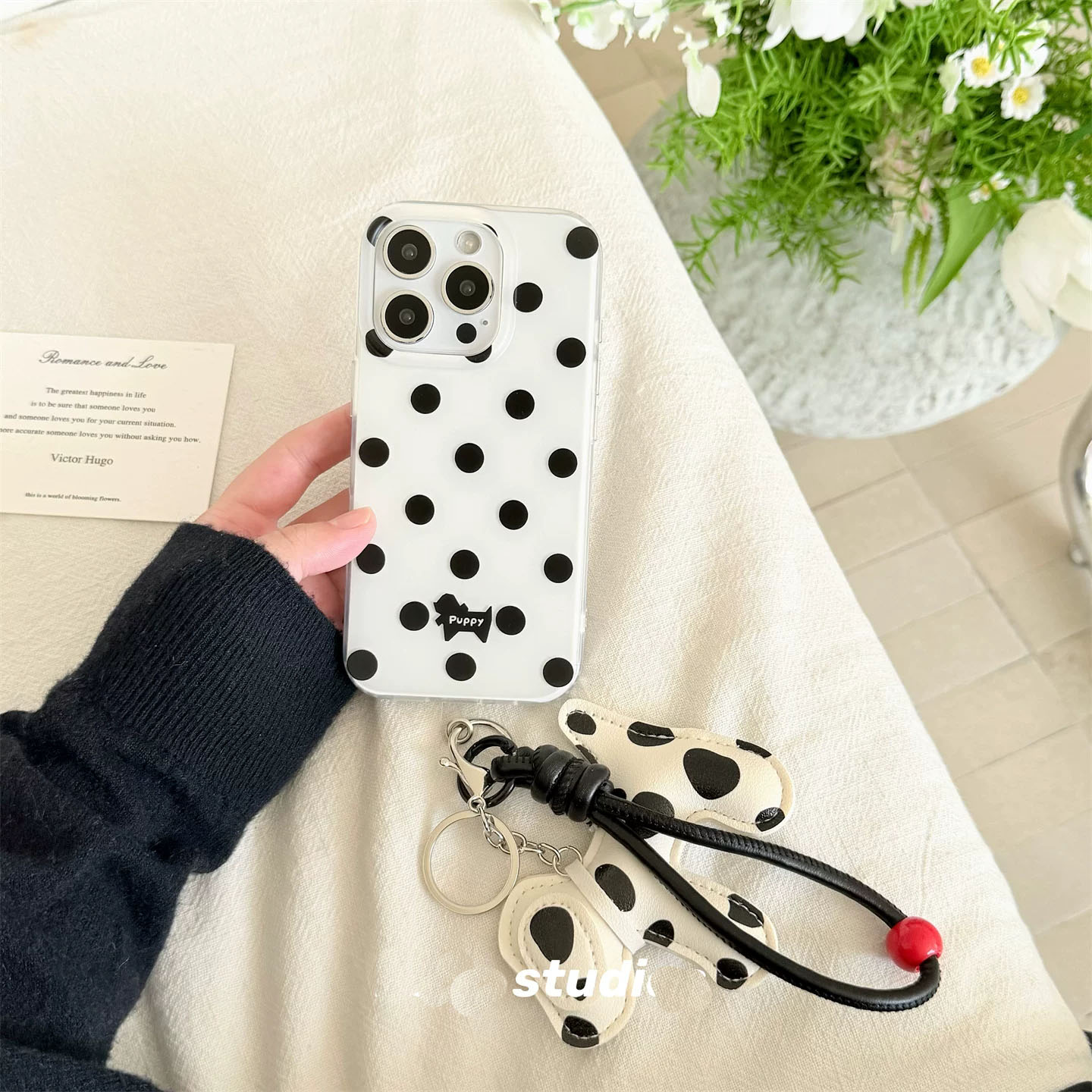 Korean Ins Full Screen Black P - Phone Cases Luxury ulasan dan harga
