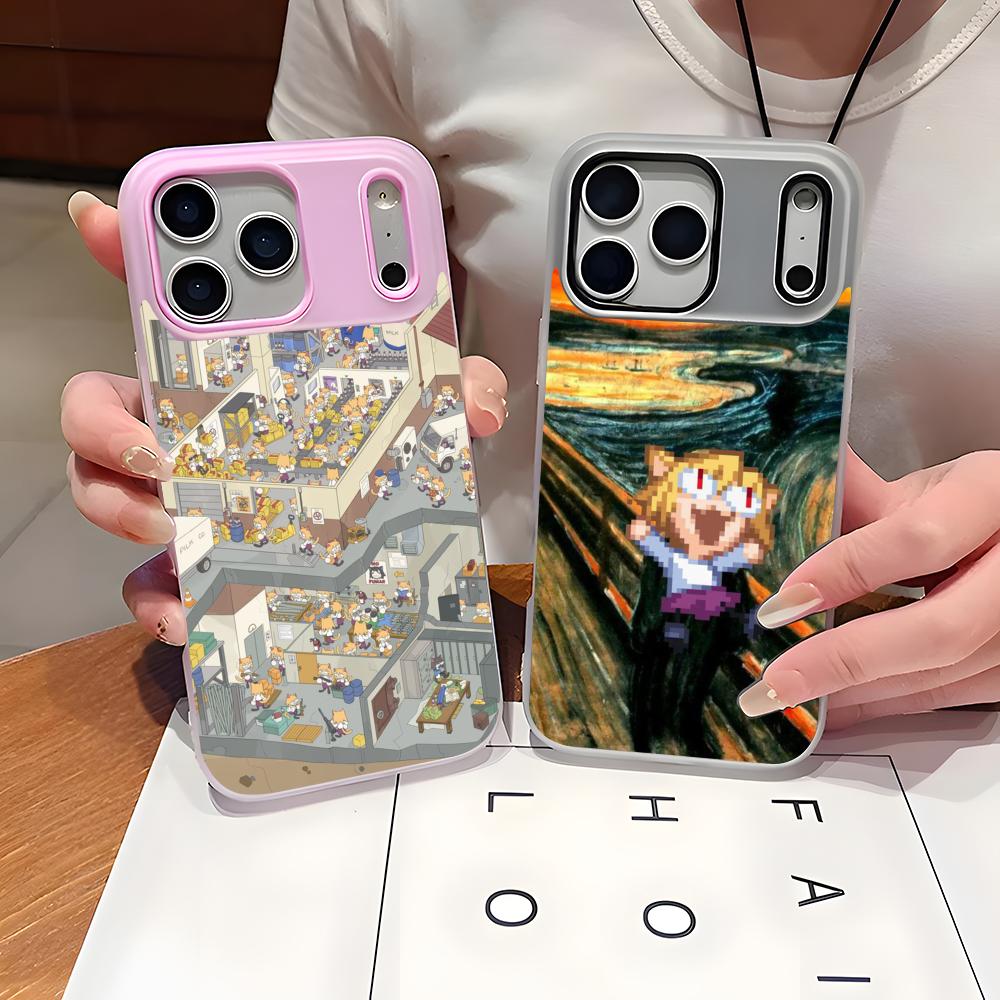 Neco Arc Funny Meme Kawaii Pho - Phone Cases With Card Holder ulasan dan harga