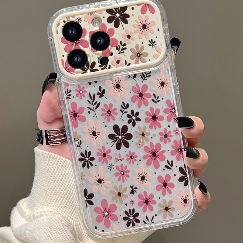 Cottagecore Pastel Pink Brown  - Phone Cases Pink ulasan dan harga