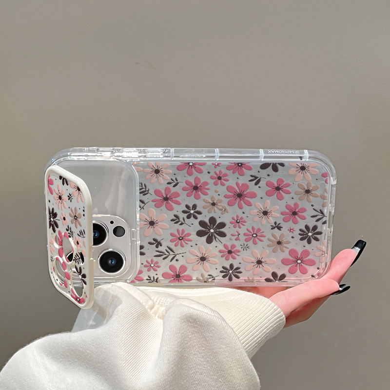 Cottagecore Pastel Pink Brown  - Phone Cases Pink ulasan dan harga