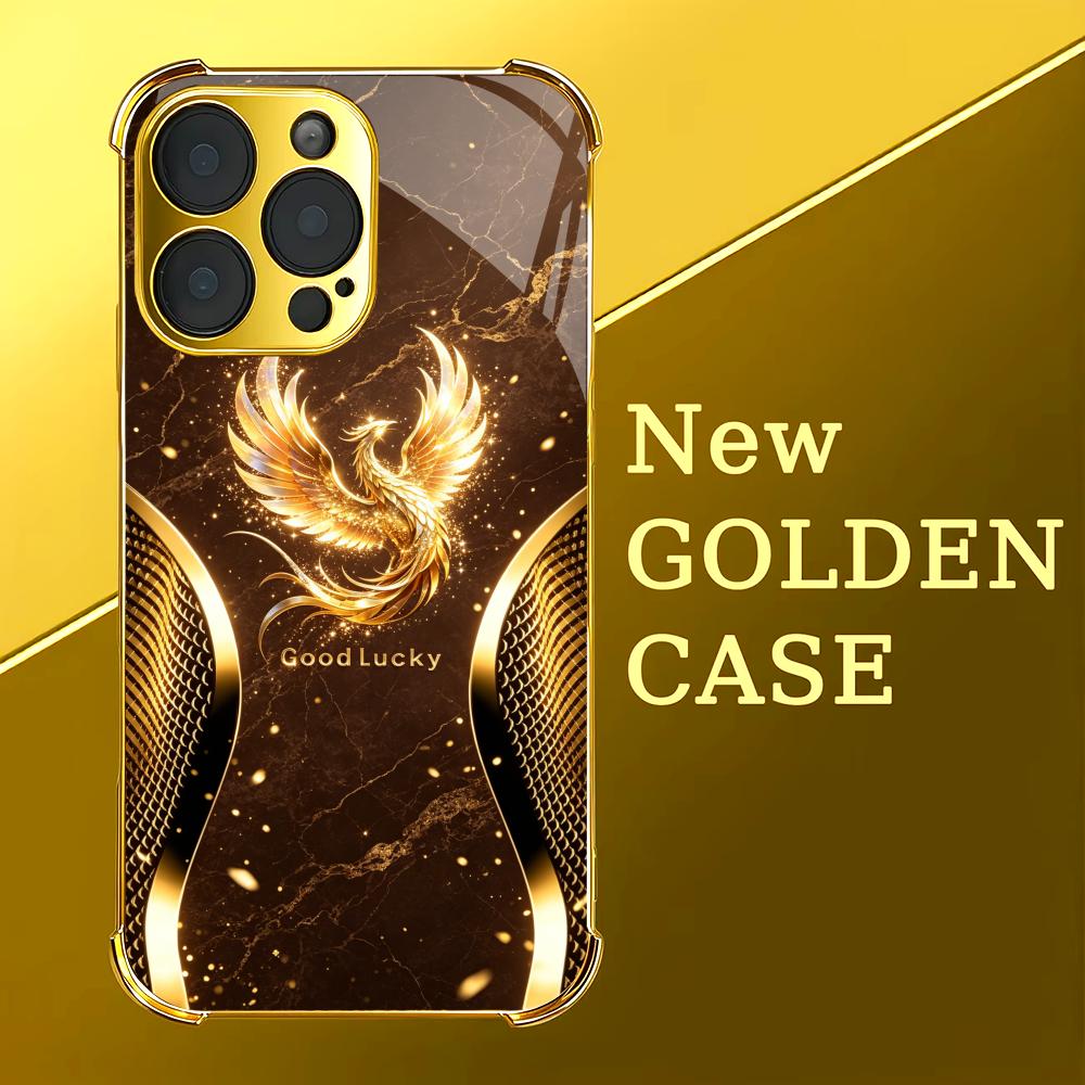 Stylish Golden Phoenix glass p - Phone Cases Rhode ulasan dan harga