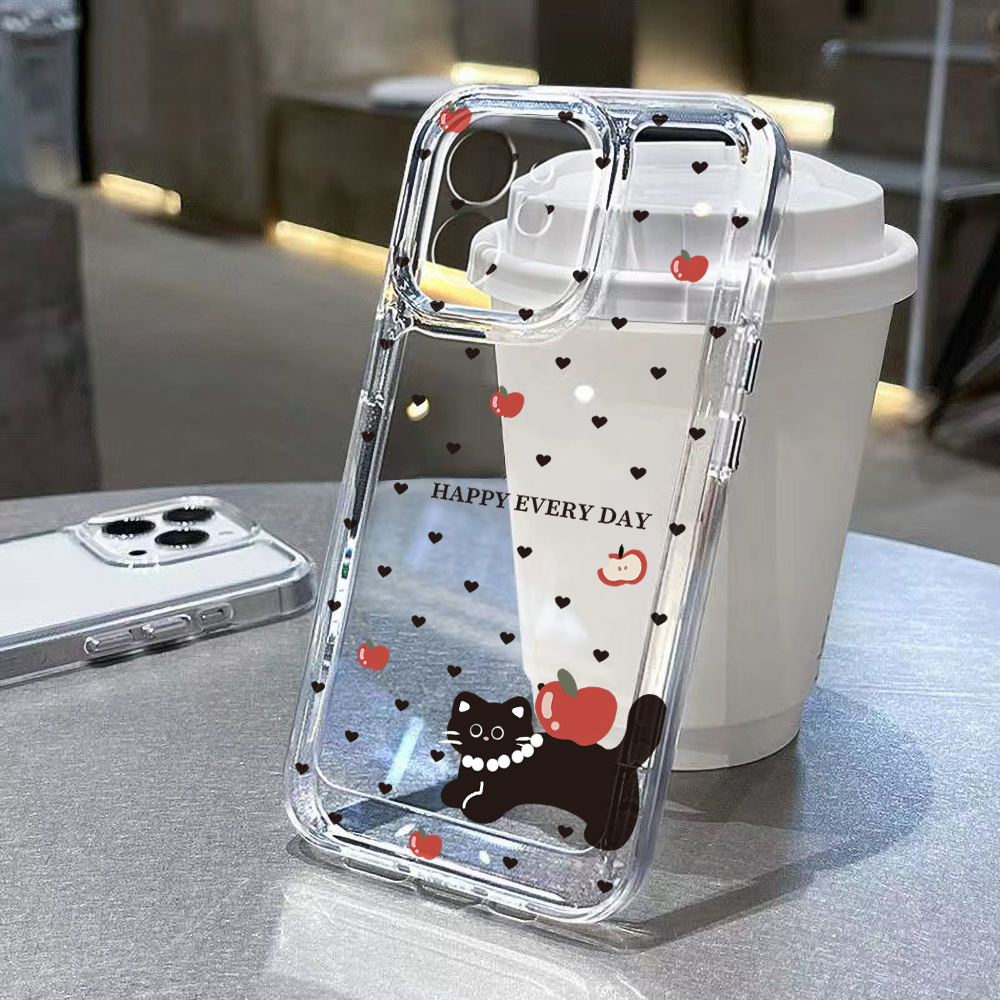 Cute Black Cat Phone Case For  - Phone Cases Black ulasan dan harga