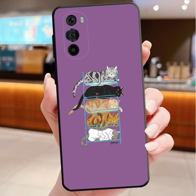 Cute Cat Cartoon Phone Case Fo - Phone Cases Motorola Edge 2025 ulasan dan harga