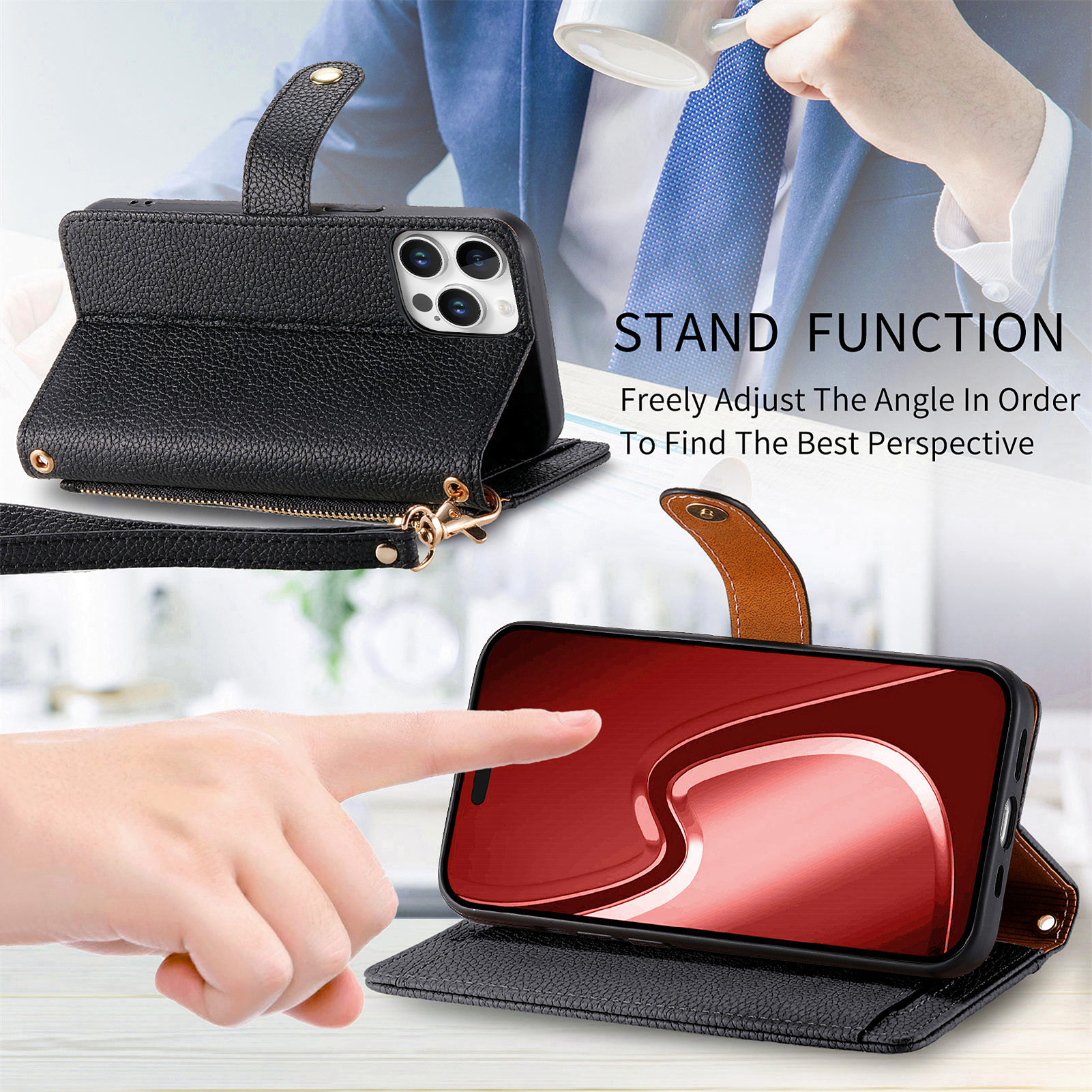 Leather Wallet Flip Case for M - Phone Cases Motorola Edge 2025 ulasan dan harga