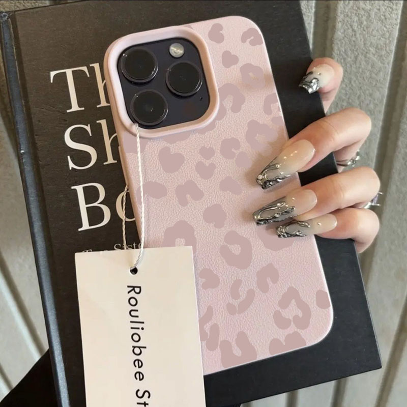 Pink Leopard Print Lichee Patt - Phone Cases Pink ulasan dan harga