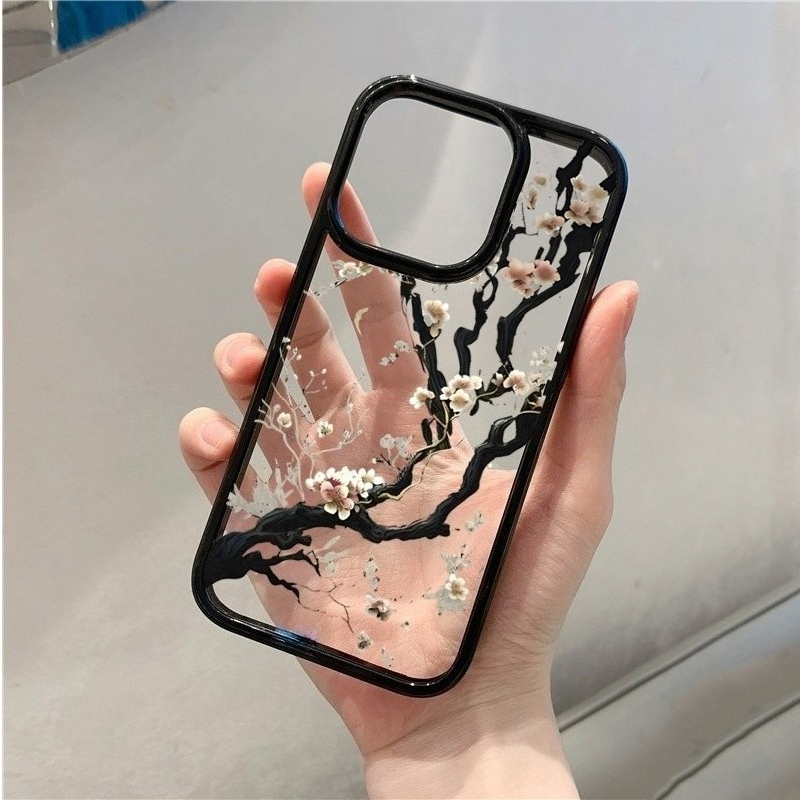 Chinese Plum Blossom Artistic  - Phone Cases Drawing ulasan dan harga
