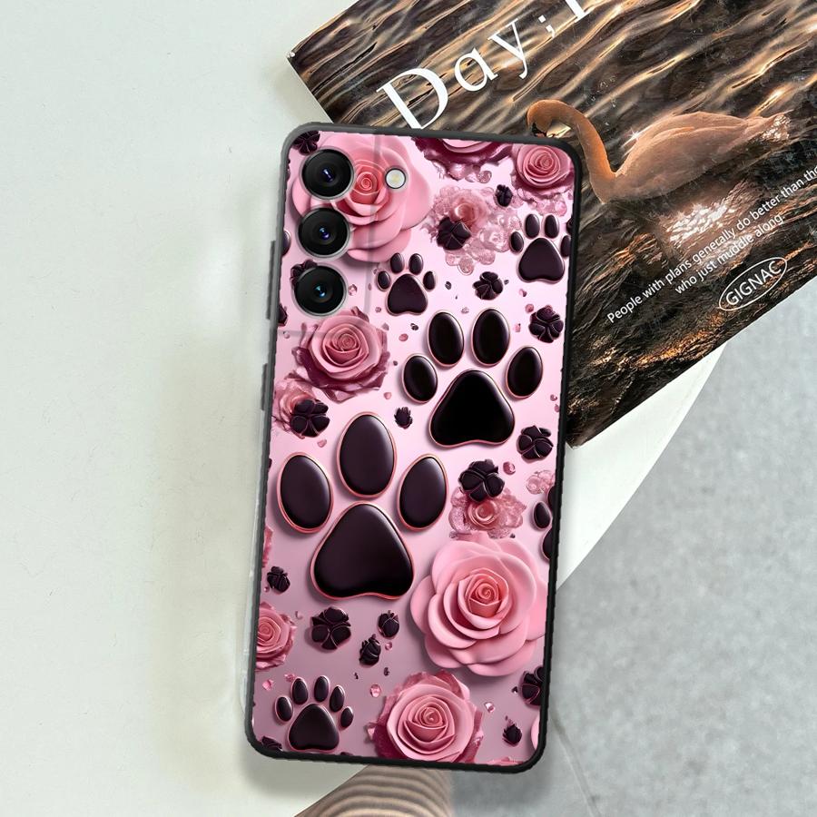 Pink Pet Paw Print Pattern Pho - Phone Cases Pink ulasan dan harga
