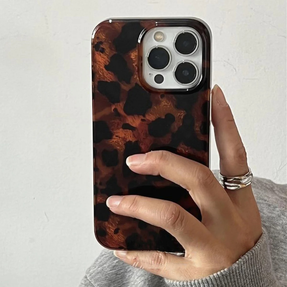 Retro Amber Texture Laser Phon - Phone Cases Xs ulasan dan harga