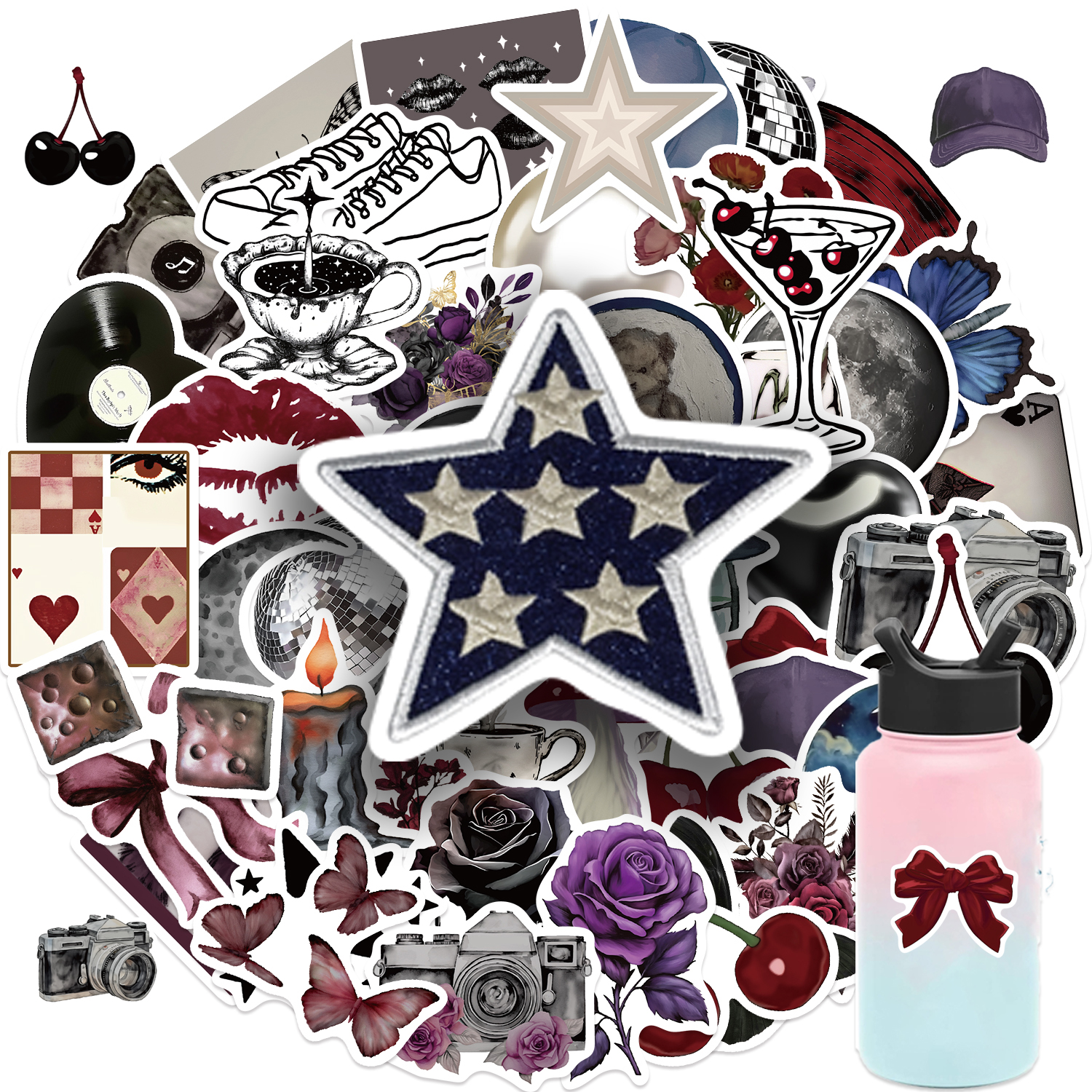 50pcs Pinterest Girl Stickers  - Phone Cases Pinterest ulasan dan harga