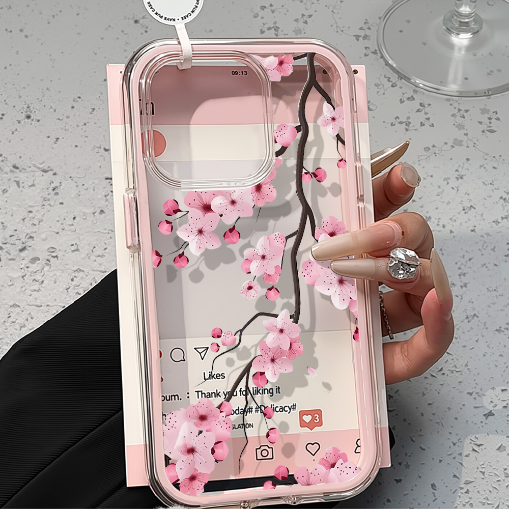 Pink Bow Clear Case For iPhone - Phone Cases Pink ulasan dan harga