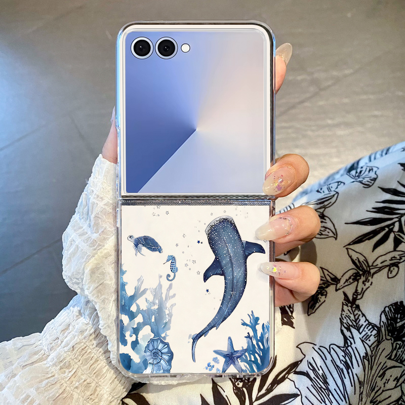 Whale Pattern Phone Case For S - Phone Cases Z Fold 6 ulasan dan harga