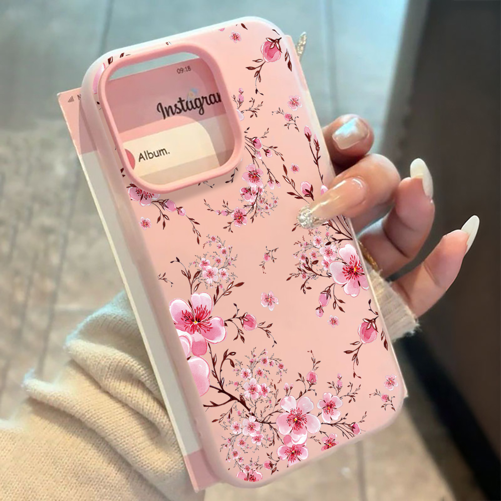 Pink Sakura Flower Pattern Pho - Phone Cases Pink ulasan dan harga