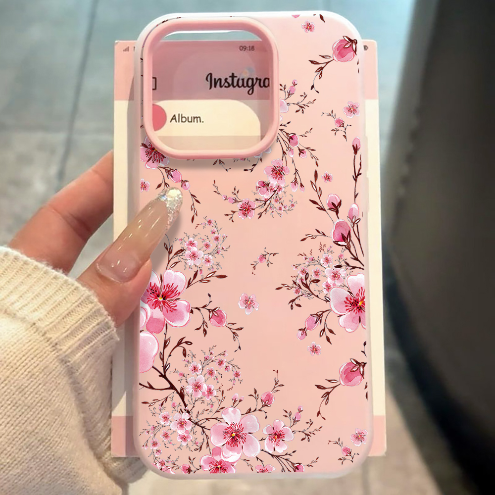 Pink Sakura Flower Pattern Pho - Phone Cases Pink ulasan dan harga