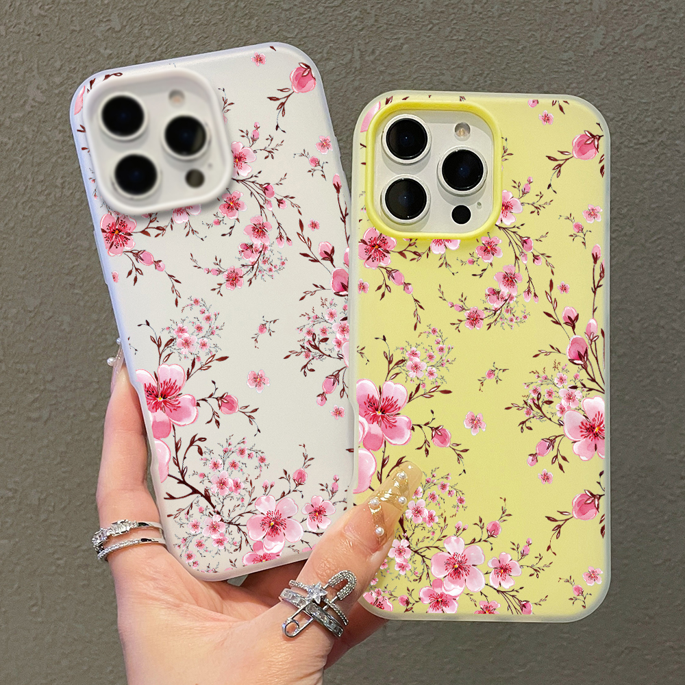 Pink Sakura Flower Pattern Pho - Phone Cases Pink ulasan dan harga