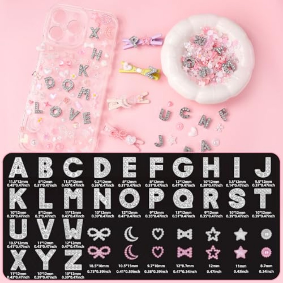 Junk Case Charms, A-Z Alphabet - Phone Cases Junk ulasan dan harga