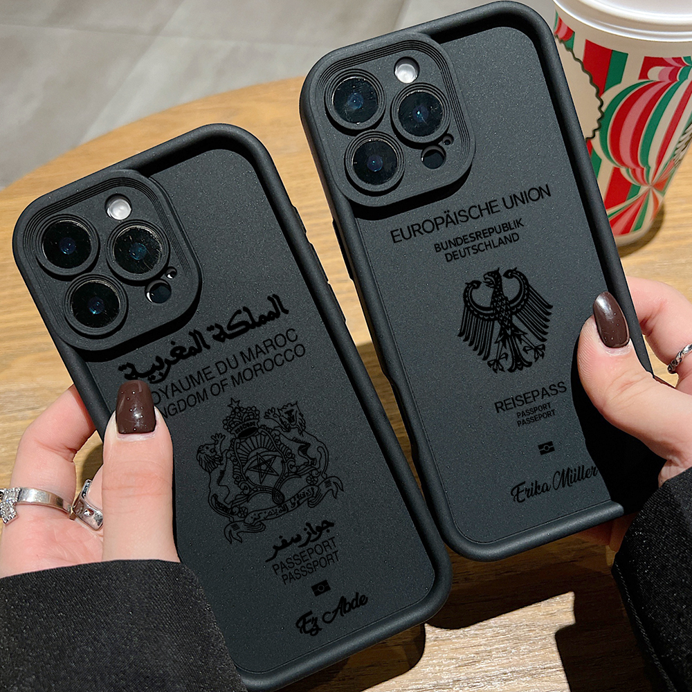 Morocco UK USA Passport Phone  - Phone Cases Uk Samsung ulasan dan harga