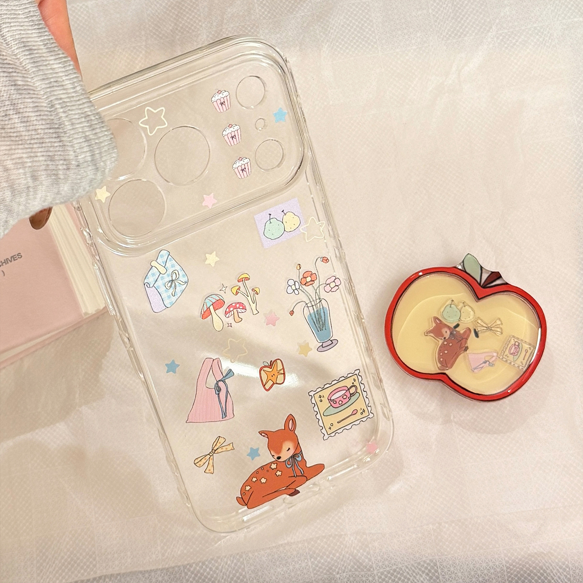 Transparent Cartoon Mobile Pho - Phone Cases Red Deer ulasan dan harga