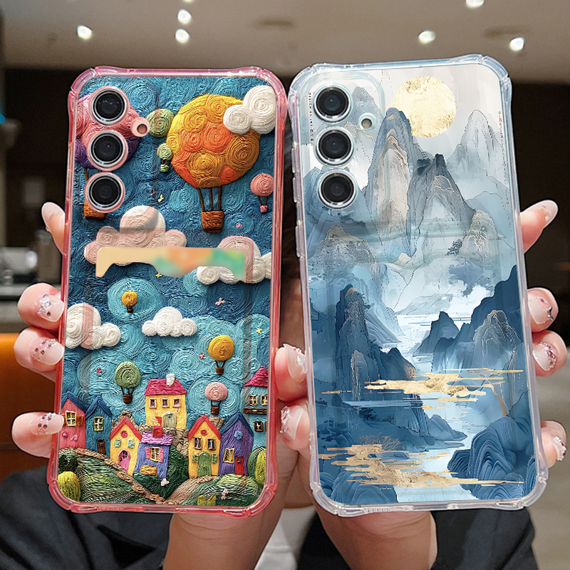 Mountain Landscape Pattern Pho - Phone Cases With Card Holder ulasan dan harga