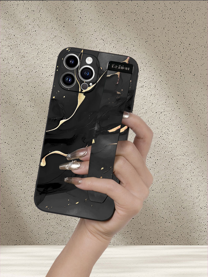 Luxury Liquid Silicone Marble  - Phone Cases With Loop ulasan dan harga