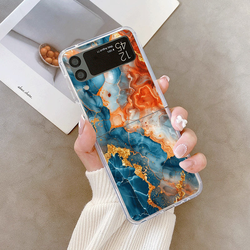 Artistic Colorful Marble Textu - Phone Cases Drawing ulasan dan harga