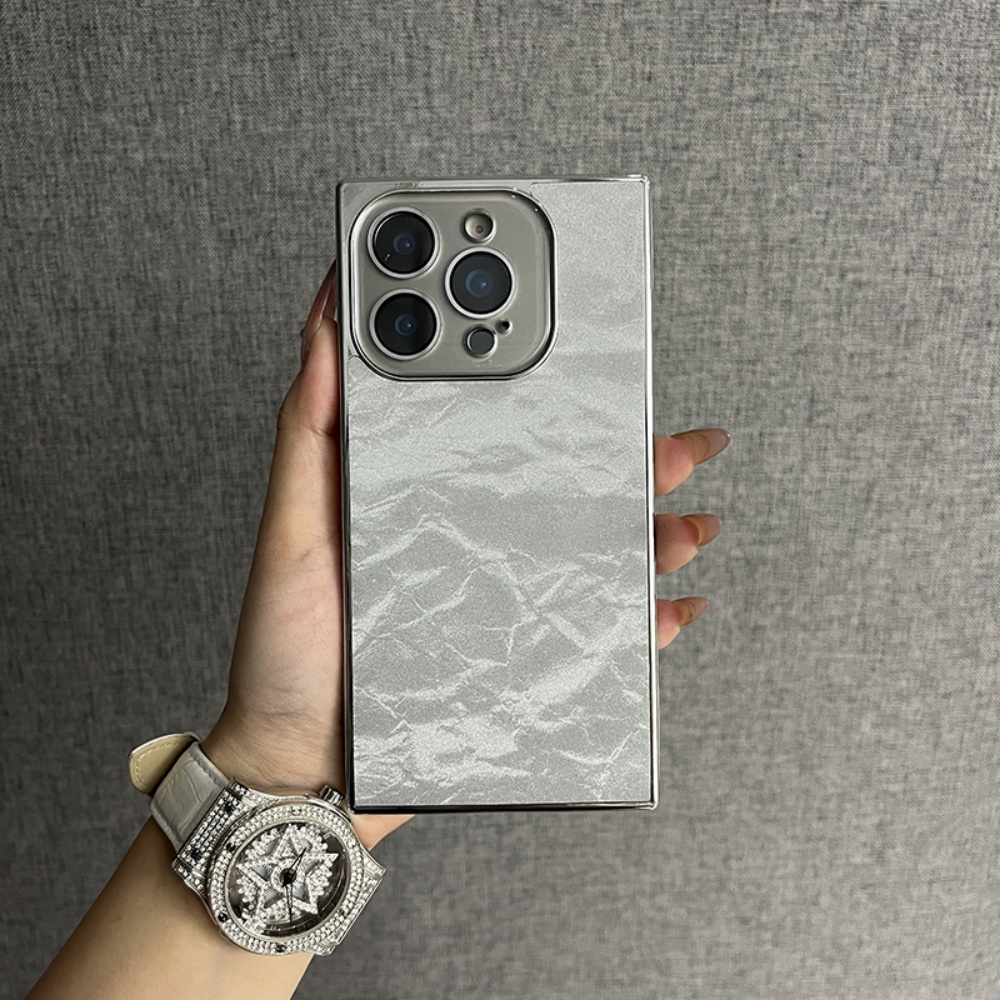 Aurora Snow Mountain Pattern C - Luxury Plating Case ulasan dan harga